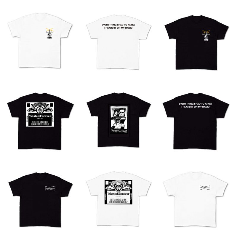 WASTED FOREVER Tee Black 野村訓市　verdyトップス